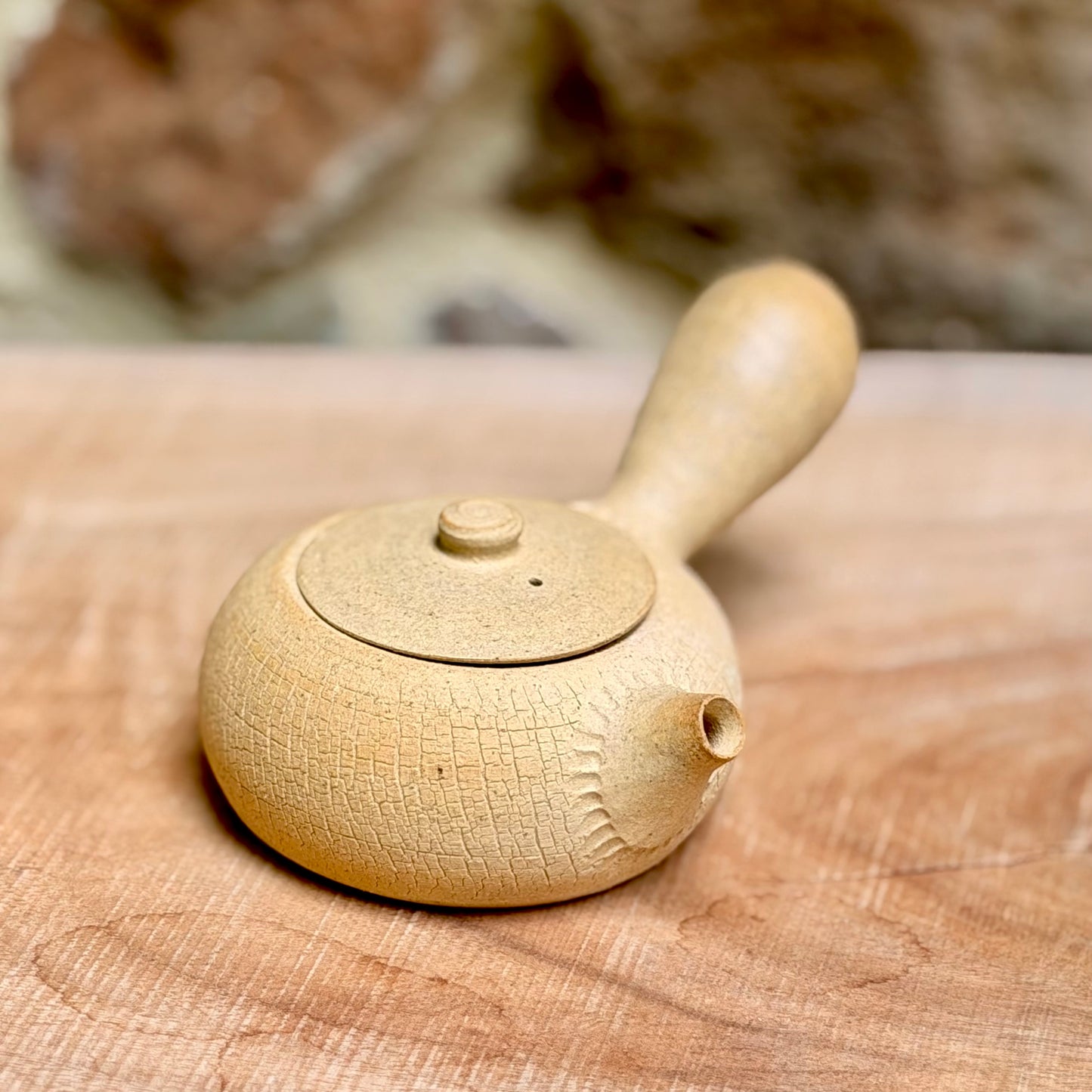 Mini bark texture side-handle 90ml