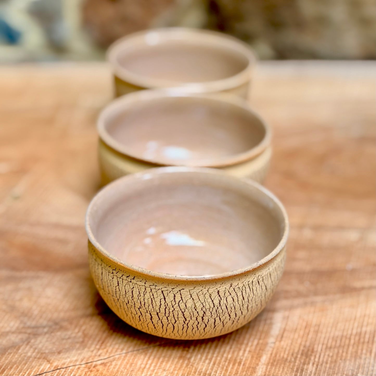 Bark textured Teabowl