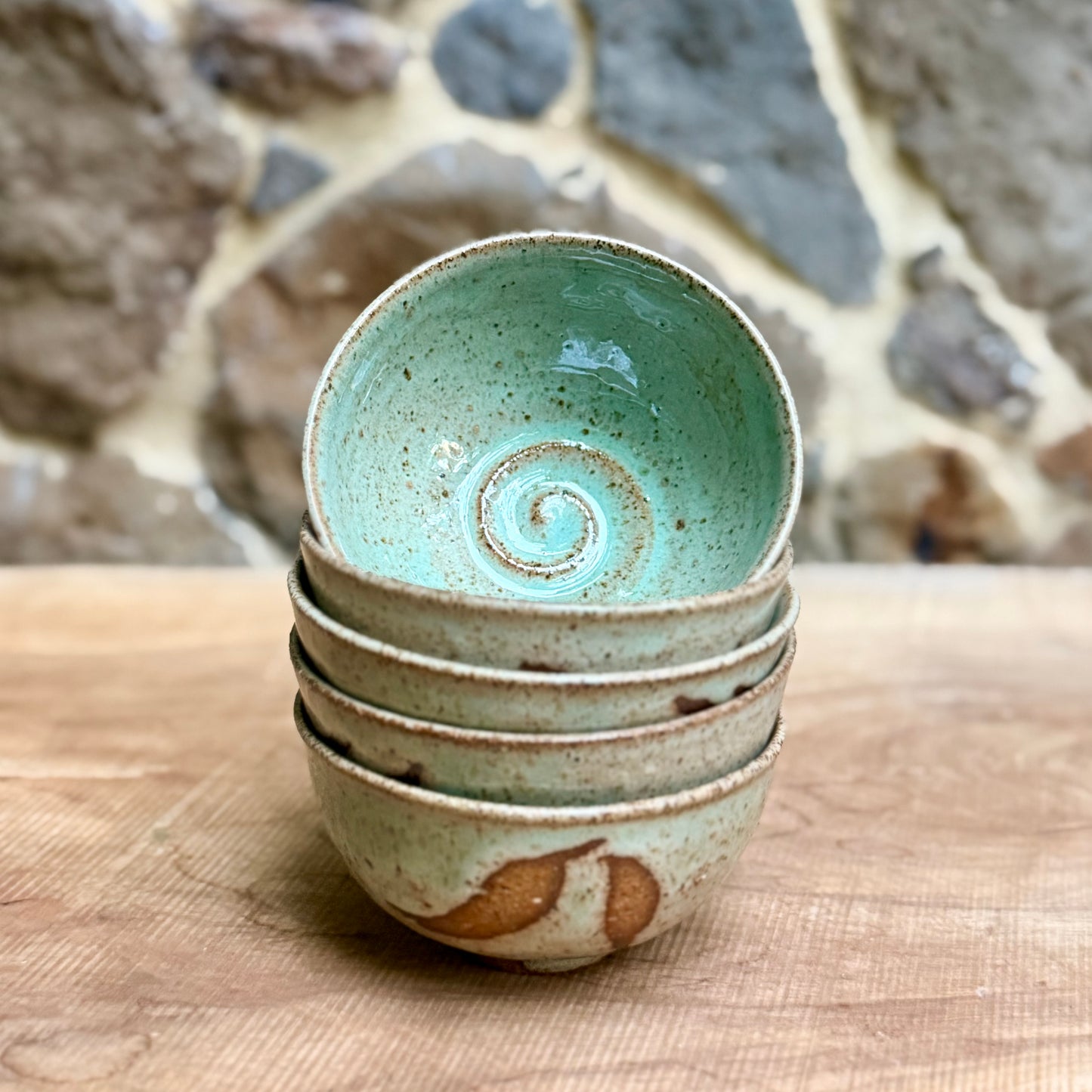 Leaf Motif Teabowl