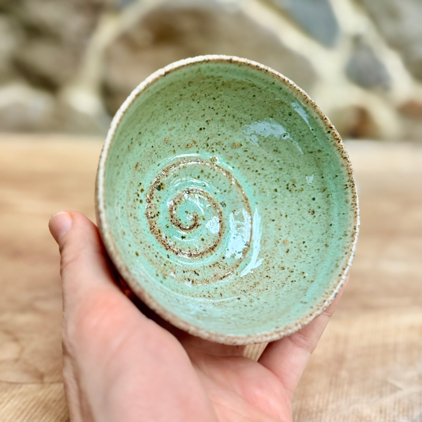 Leaf Motif Teabowl