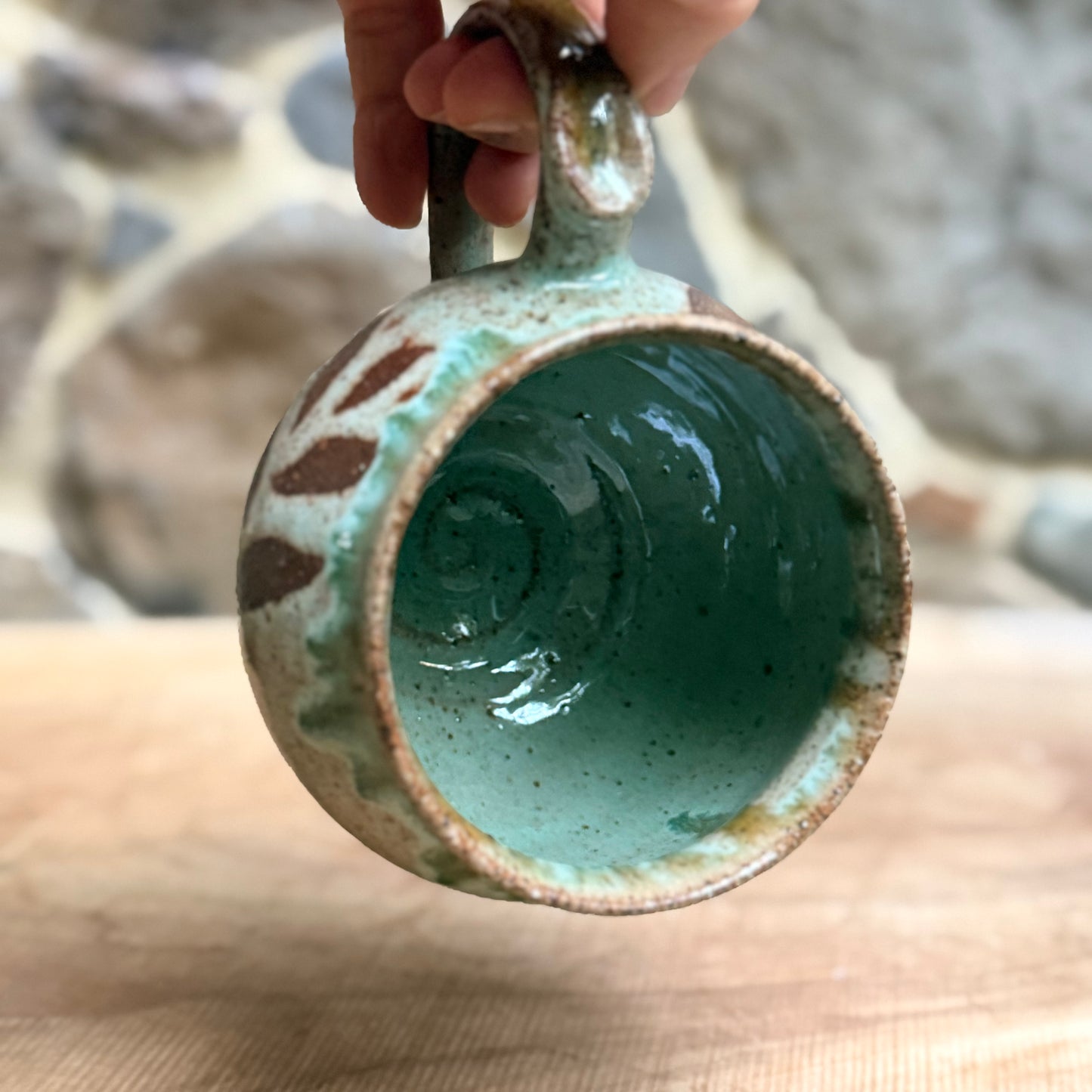 Leaf Motif Mug
