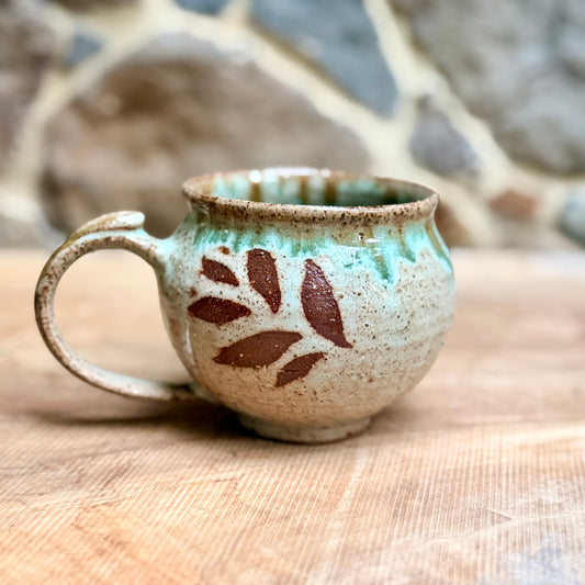 Leaf Motif Mug