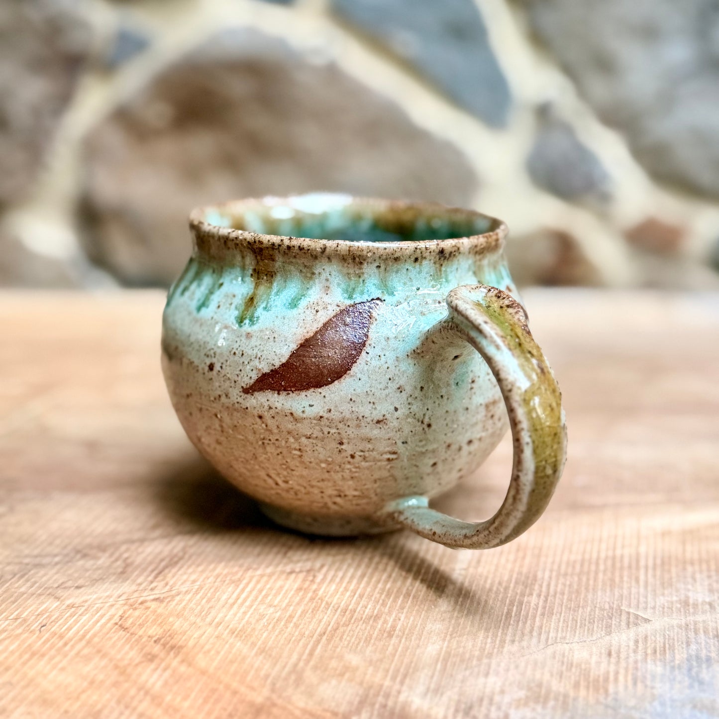 Leaf Motif Mug