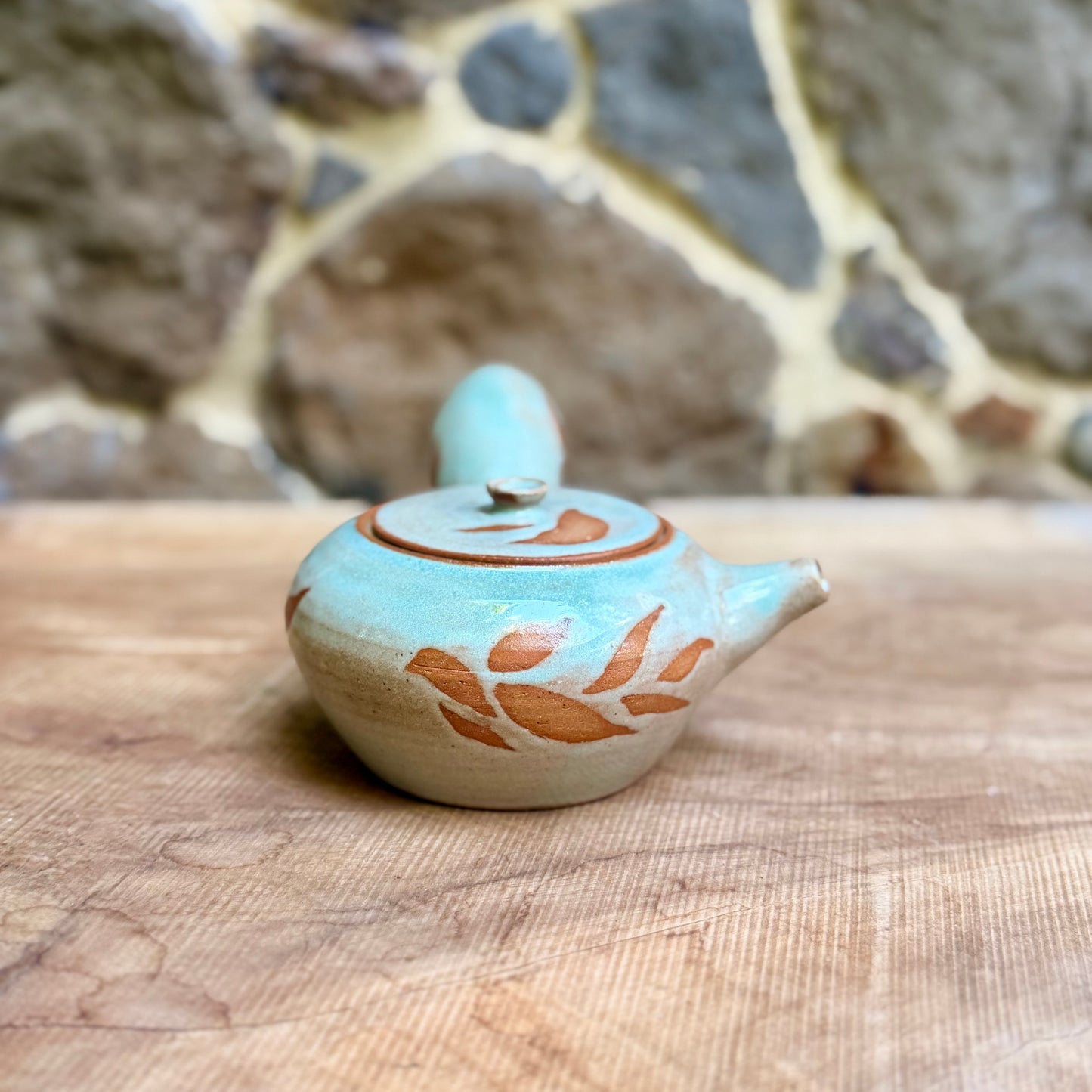 Leaf Motif side-handle 330ml